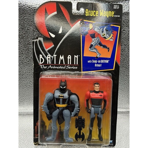 Batman The Animated Series Bruce Wayne With Armor Kenner Sealed 1992 Sealed - Picture 1 of 5